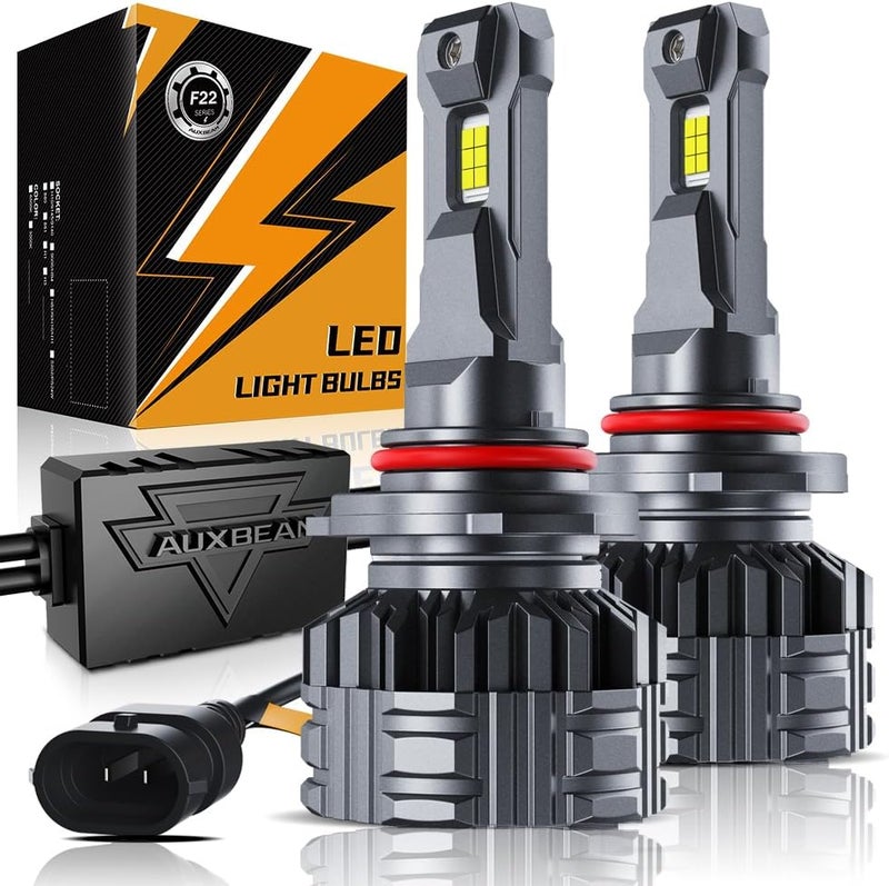 Auxbeam 9005 HB3 ضوء الضباب، سلسلة F22 9005 للرياضات القوية، 6500K 110W 24000LM أكثر سطوعًا بنسبة 700% ضوء 9005 لمركبات UTV ATV على الطرق الوعرة - Image 1
